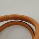 CELINE Macadam Canvas Hand Bag PVC Leather Brown Gold Auth sw200V-8
