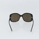 CHANEL Sunglasses plastic Brown CC Auth SW2001-3