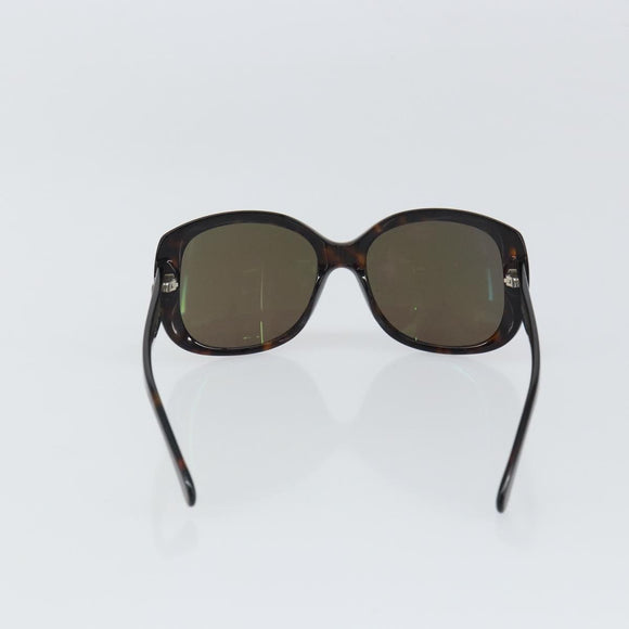 CHANEL Sunglasses plastic Brown CC Auth SW2001