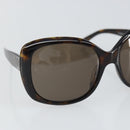 CHANEL Sunglasses plastic Brown CC Auth SW2001-6