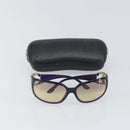 CHANEL Sunglasses plastic Purple CC Auth SW2002-12