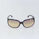 CHANEL Sunglasses plastic Purple CC Auth SW2002-13