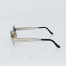 CHANEL Sunglasses metal Black CC Auth SW2003-3