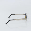 CHANEL Sunglasses metal Black CC Auth SW2003-4