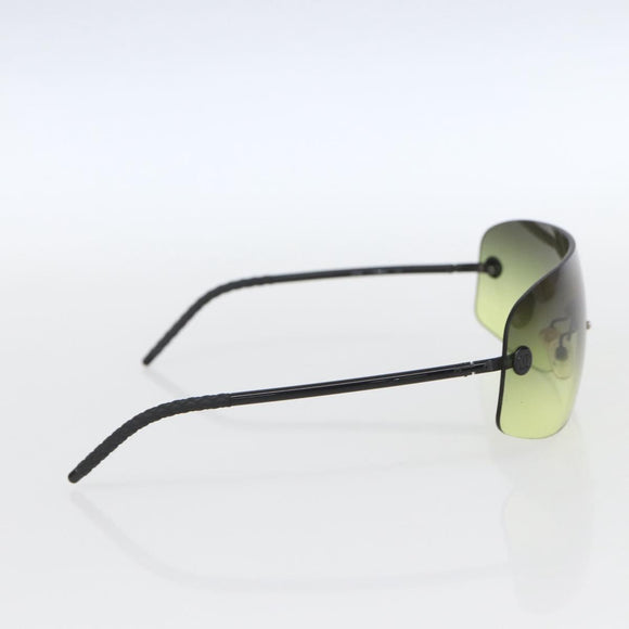 CHANEL Sunglasses plastic Yellow CC Auth SW2005