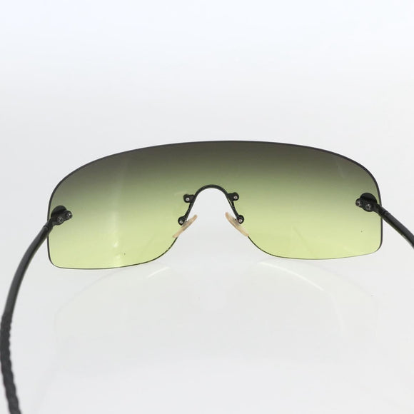 CHANEL Sunglasses plastic Yellow CC Auth SW2005