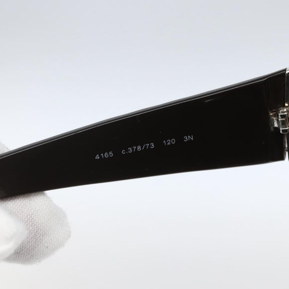 CHANEL Sunglasses plastic Brown CC Auth SW2007