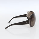 CHANEL Sunglasses plastic Brown CC Auth SW2007-4