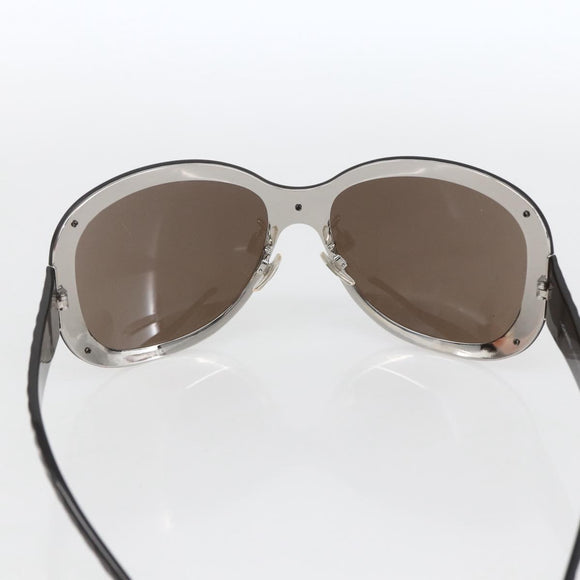 CHANEL Sunglasses plastic Brown CC Auth SW2007