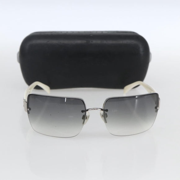 CHANEL Sunglasses plastic Black CC Auth SW2008