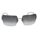 CHANEL Sunglasses plastic Black CC Auth SW2008-2