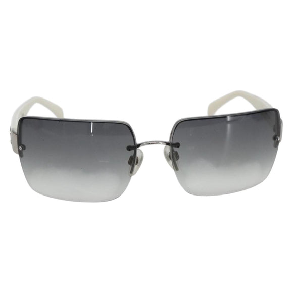 CHANEL Sunglasses plastic Black CC Auth SW2008