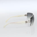 CHANEL Sunglasses plastic Black CC Auth SW2008-4