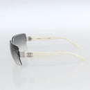 CHANEL Sunglasses plastic Black CC Auth SW2008-5