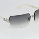 CHANEL Sunglasses plastic Black CC Auth SW2008-6