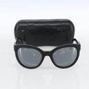 CHANEL Sunglasses plastic Black CC Auth SW2009-11