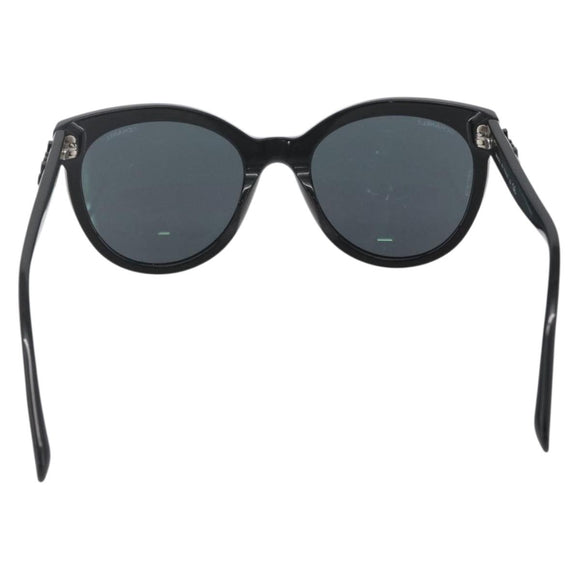 CHANEL Sunglasses plastic Black CC Auth SW2009
