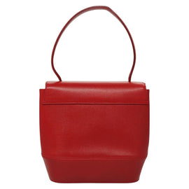 Christian Dior Hand Bag Leather Red Gold Auth sw201V - 0