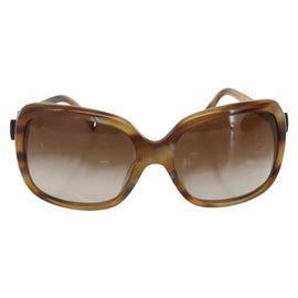 CHANEL Coco Ribbon Sunglasses plastic Brown CC Auth SW2011 - 0