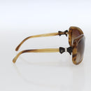 CHANEL Coco Ribbon Sunglasses plastic Brown CC Auth SW2011-4