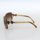 CHANEL Coco Ribbon Sunglasses plastic Brown CC Auth SW2011-5