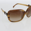 CHANEL Coco Ribbon Sunglasses plastic Brown CC Auth SW2011-6