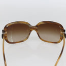 CHANEL Coco Ribbon Sunglasses plastic Brown CC Auth SW2011-8