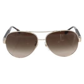 CHANEL Sunglasses Leather Brown CC Auth SW2012V - 0