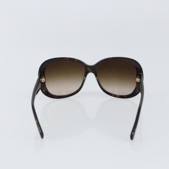 CHANEL Sunglasses plastic Brown CC Auth SW2014