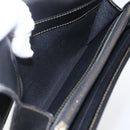 FENDI Pecan Canvas Long Wallet PVC Black Brown Auth SW2016-19