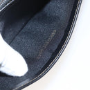 FENDI Pecan Canvas Long Wallet PVC Black Brown Auth SW2016-12