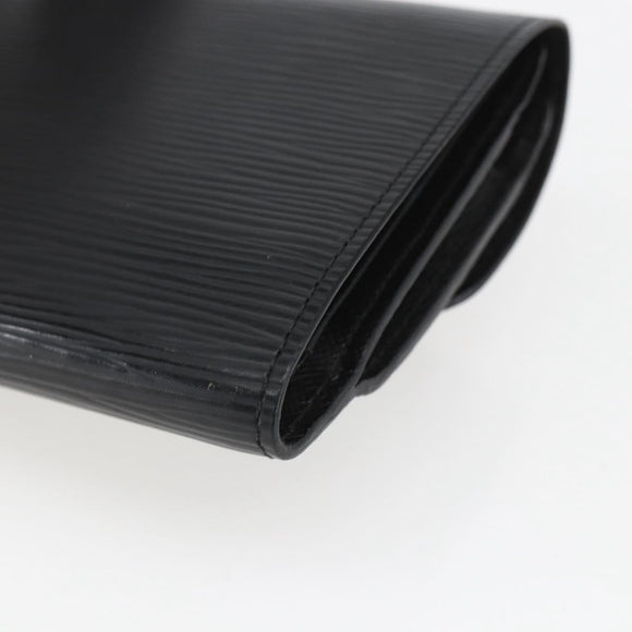 LOUIS VUITTON Epi Portefeuille Joy Wallet Black M66582 LV Auth SW2020