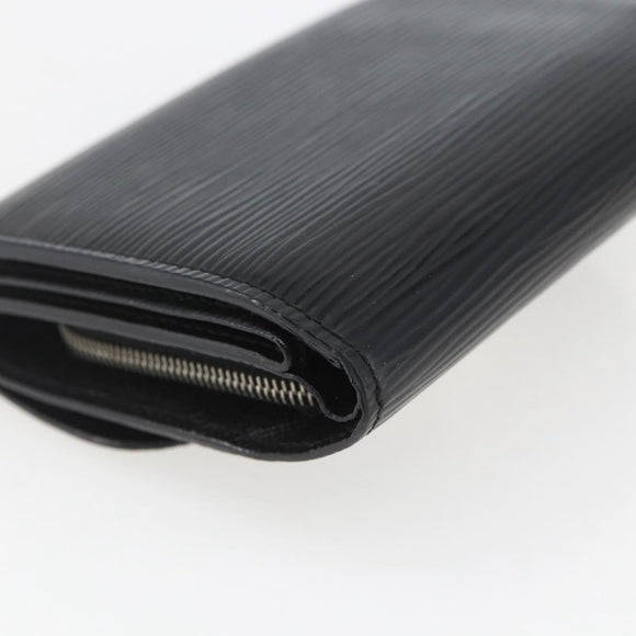 LOUIS VUITTON Epi Portefeuille Joy Wallet Black M66582 LV Auth SW2020