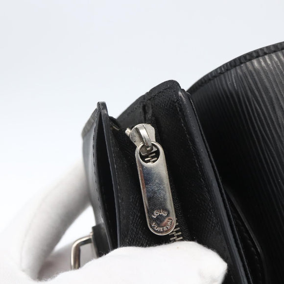 LOUIS VUITTON Epi Portefeuille Joy Wallet Black M66582 LV Auth SW2020