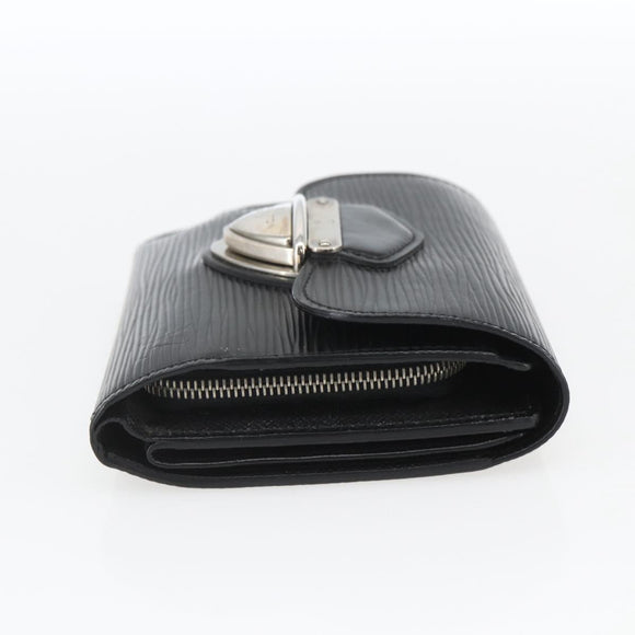 LOUIS VUITTON Epi Portefeuille Joy Wallet Black M66582 LV Auth SW2020