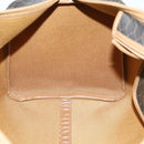Christian Dior Honeycomb Canvas Boston Bag PVC Black Gold Auth SW2024-19