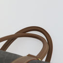Christian Dior Honeycomb Canvas Boston Bag PVC Black Gold Auth SW2024-8