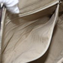 BURBERRY Nova Check Blue Label Tote Bag Canvas Brown Silver Auth SW2025-20