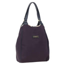 BURBERRY Nova Check Tote Bag Nylon Purple Gold Auth SW2029-1