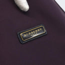 BURBERRY Nova Check Tote Bag Nylon Purple Gold Auth SW2029-14