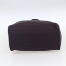 BURBERRY Nova Check Tote Bag Nylon Purple Gold Auth SW2029-9