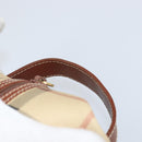 Burberrys Nova Check Clutch Bag PVC Beige Gold Auth SW2034-8