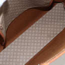 CELINE Macadam Canvas Tote Bag PVC Beige Gold Auth SW2038-10