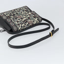 ETRO Paisley Shoulder Bag PVC Black Gold Auth SW2041-7