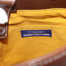 BURBERRY Blue Label Chain Tote Bag Canvas Beige Silver Auth SW2047-10