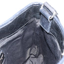 Salvatore Ferragamo Shoulder Bag Patent leather Black Silver Auth SW2048-17