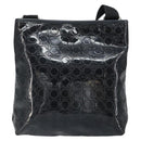 Salvatore Ferragamo Shoulder Bag Patent leather Black Silver Auth SW2048-3