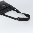 Salvatore Ferragamo Shoulder Bag Patent leather Black Silver Auth SW2048-7