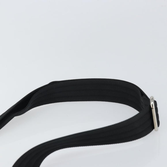 Salvatore Ferragamo Shoulder Bag Patent leather Black Silver Auth SW2048