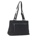 Salvatore Ferragamo Tote Bag Nylon Black Silver Auth SW2049-1